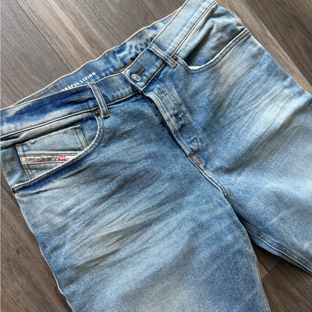 Diesel Blue Slim Fit Jeans with Classic Detailing